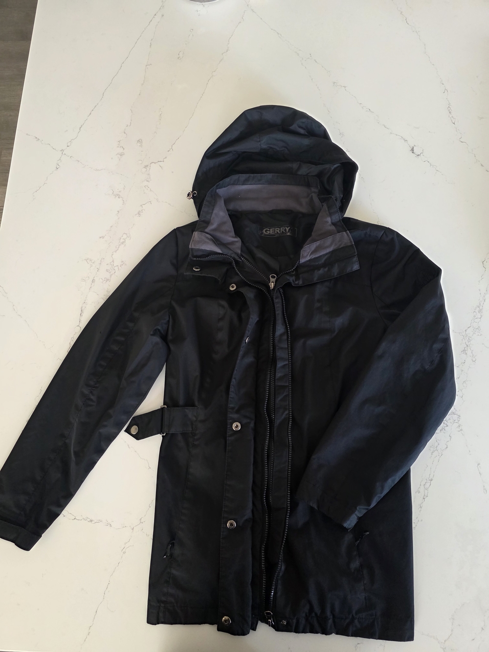 Gerry Weber Black Hooded Women's Raincoat